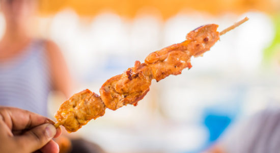 Ricetta spiedini di pollo alle noci
