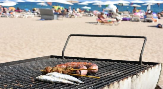 ferragosto, grigliata, carne, estate, pranzo