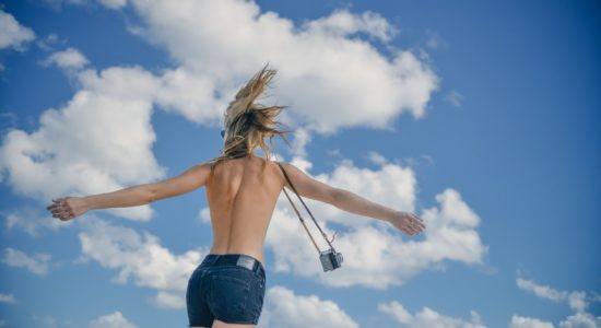 pressoterapia, schiena, gambe, ragazza