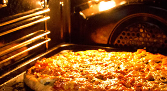 pizza scaldata al microonde