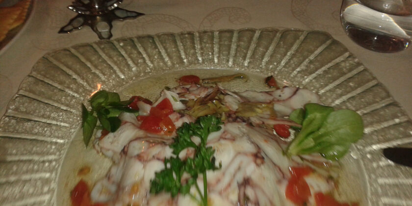 carpaccio di polpo