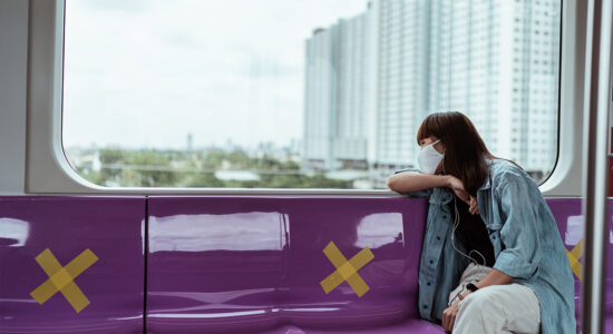 in metrò ai tempi del Covid
