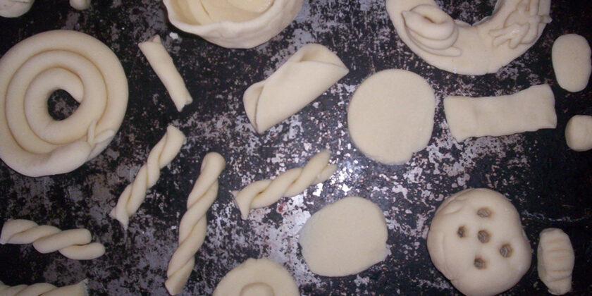 oggetti realizzati con pasta di sale