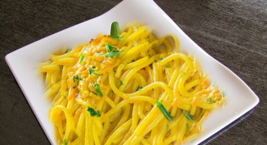 pasta e curcuma