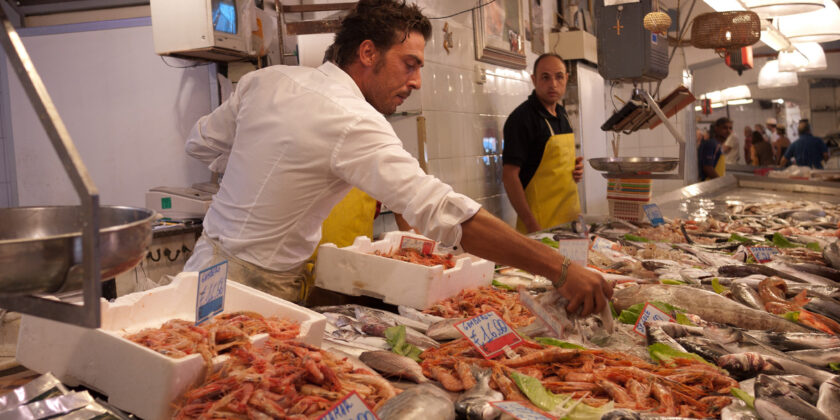 pesce fresco dal pescivendolo