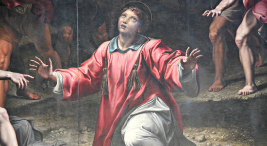 Dettaglio di Santo Stefano di Giulio Romano, chiesa di Santo Stefano, Genova