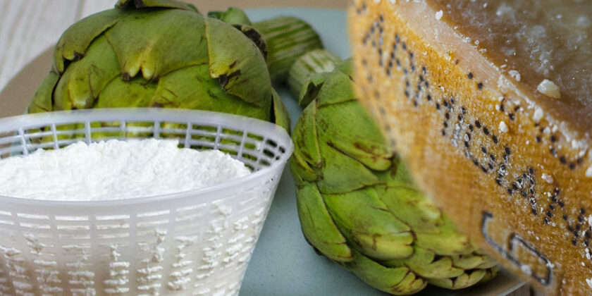 carciofi parmigiano ricotta