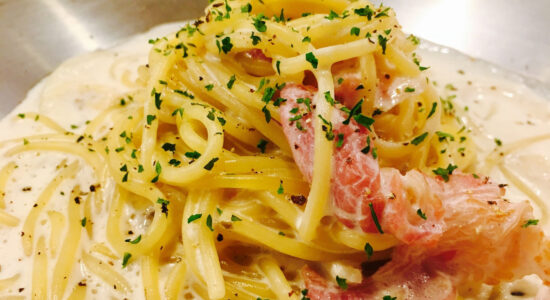 pasta panna e salmone