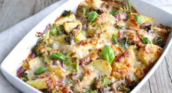 contorno patate e broccoli