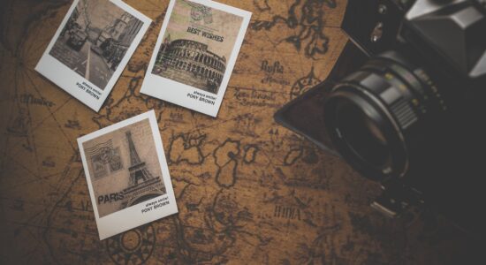 macchina fotografica e foto