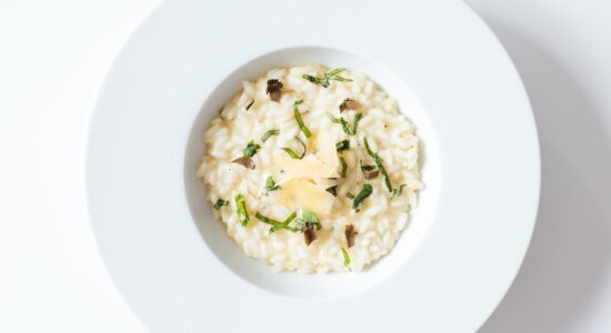 risotto con fontina