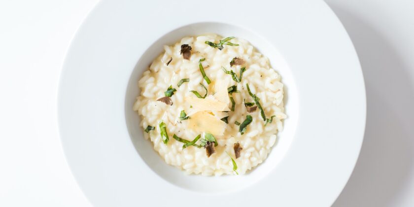 risotto con fontina