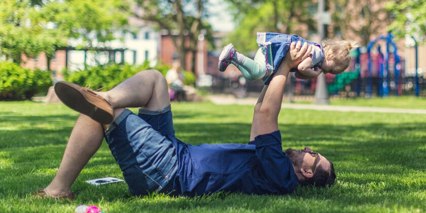 papà e figlia