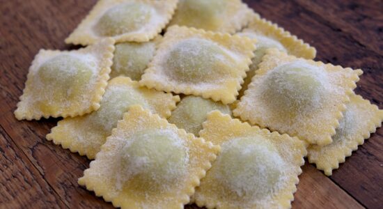 pasta ripiena o ravioli