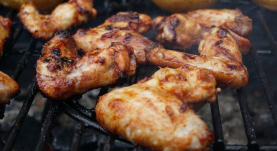 ali di pollo al barbecue