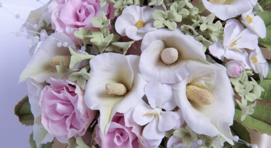 bouquet porcellana
