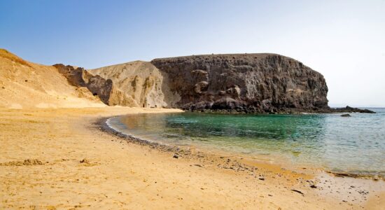 playa del papagayo, lanzarote