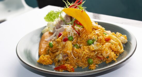 riso, frutti di mare