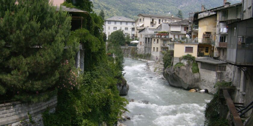 Chiavenna Fiume Mera