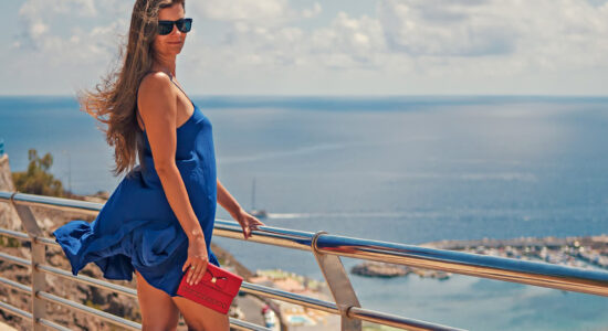 vestito blu