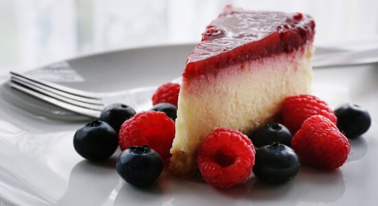 cheesecake mirtilli