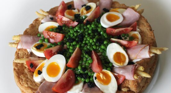 antipasto con piselli