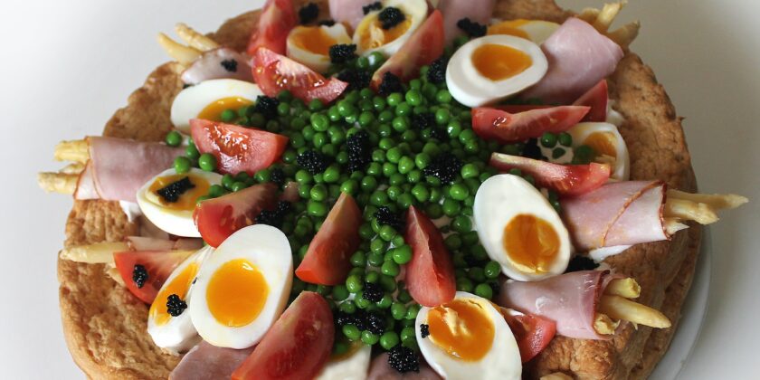 antipasto con piselli