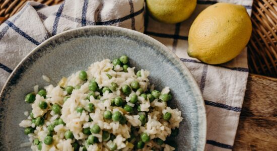 risotto ai piselli