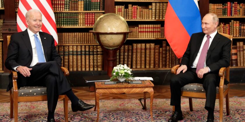 Russia con Putin e Biden