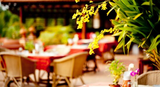 ristorante con giardino