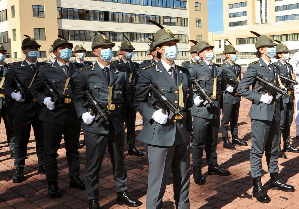 Allievi militari della Guardia di Finanza