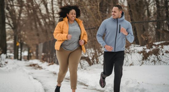 Andare a correre e camminare quando fa freddo