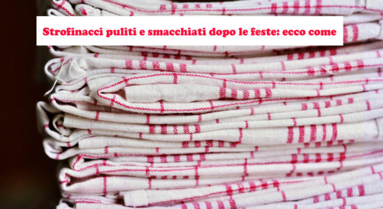 È questo l’unico vero trucchetto per sgrassare e pulire gli strofinacci