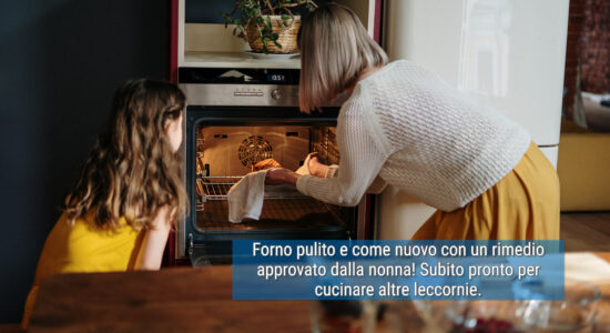 Forno pulito e profumato a lungo con 1 rimedio