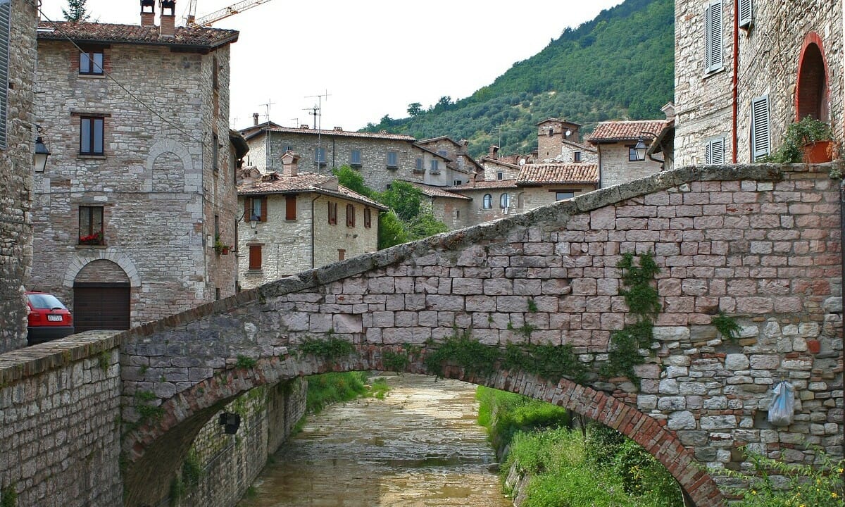 Gubbio sembra un vero e proprio presepe