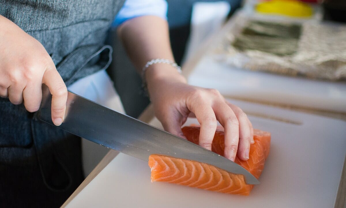 Ideale uno spezzatino di salmone