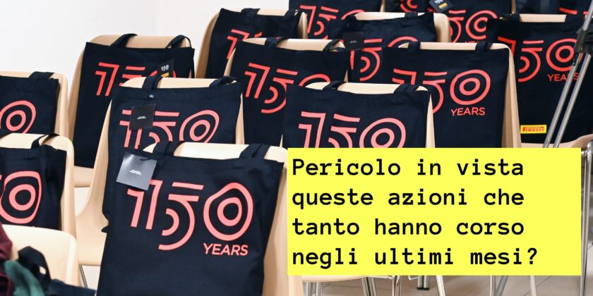 Mai nella sua storia il titolo Pirelli aveva corso così tanto