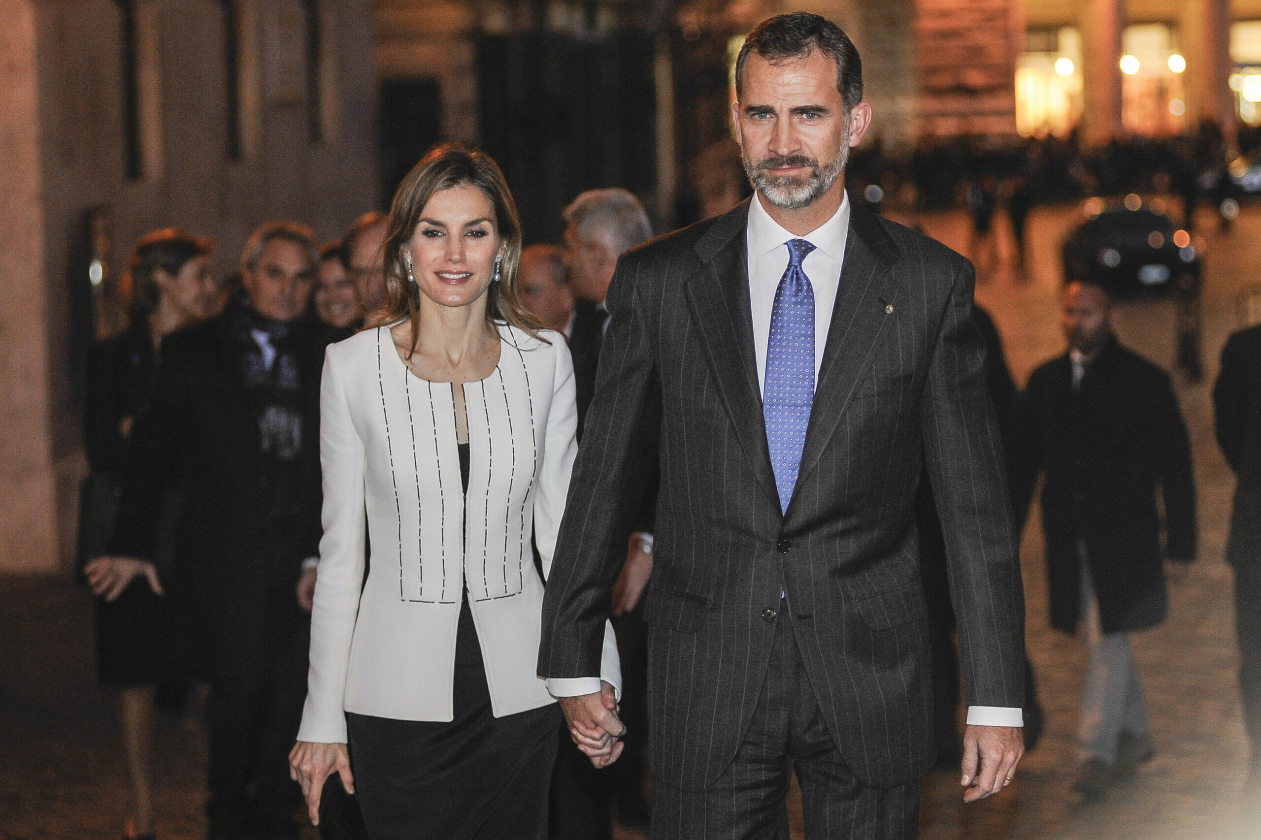 La regina Letizia Ortiz e il re Felipe di Spagna
