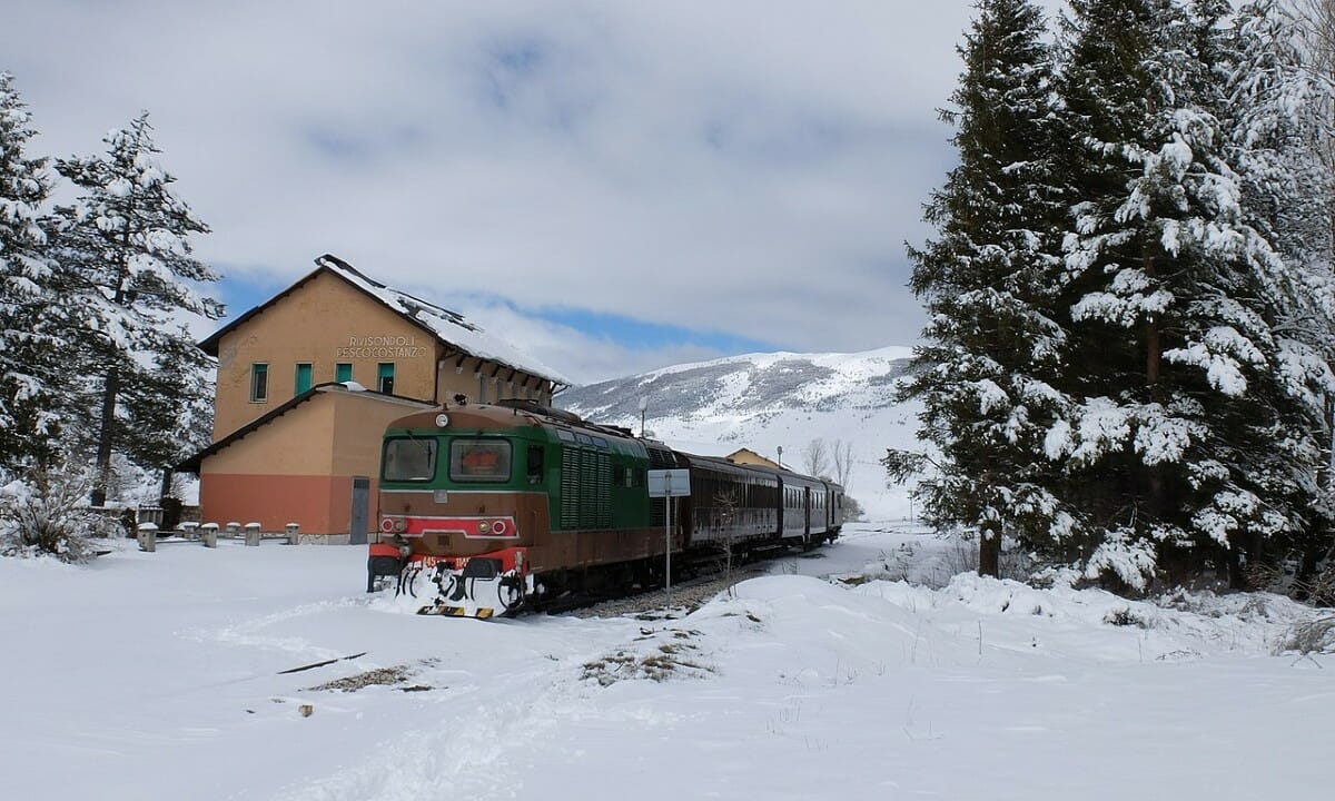 La stazione di Rivisondoli-Pescocostanzo