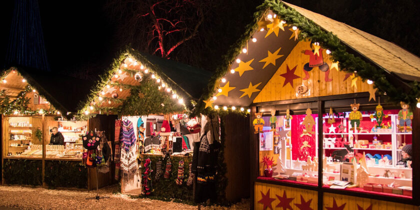 Magiche vacanze di Natale con graziosi mercatini