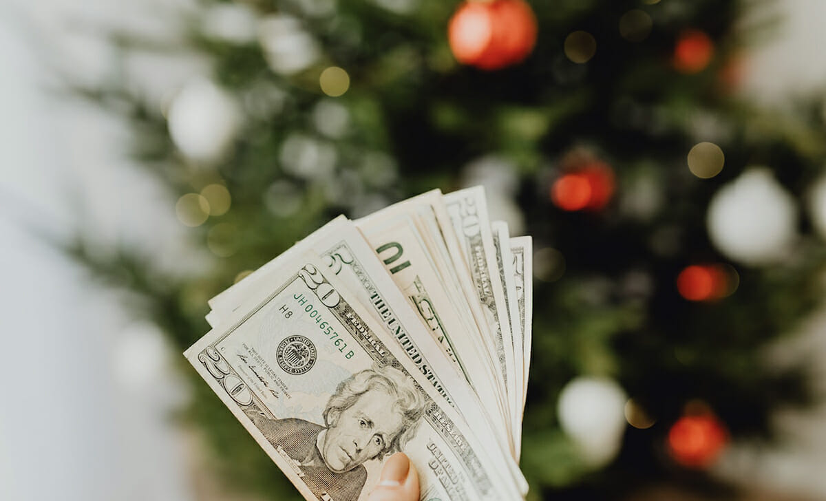 Molti regalano una somma di denaro per Natale