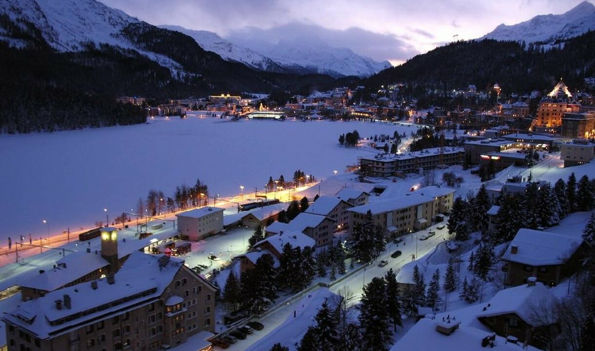 Nella suggestiva St. Moritz
