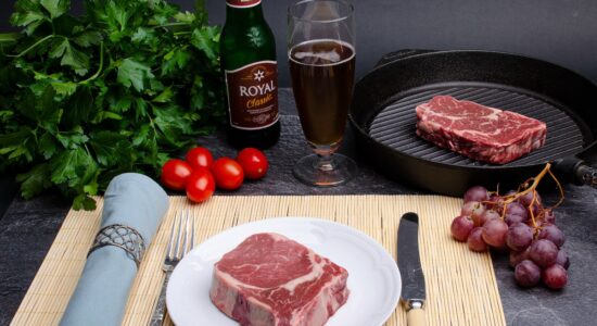 Piatto da chef stellato a base di carne