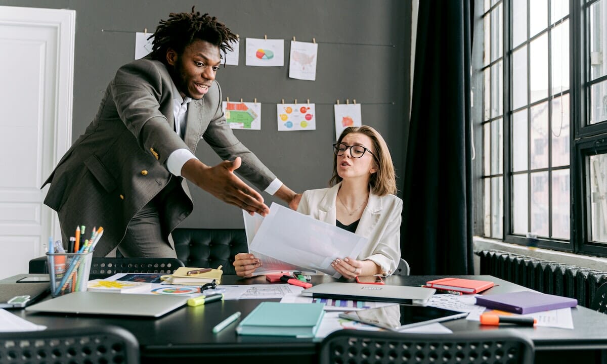 Un ambiente di lavoro stressante