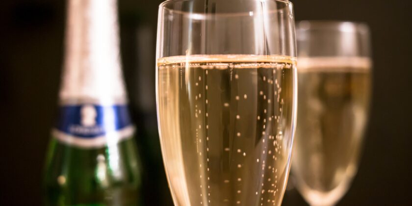 Una bella coppa di champagne