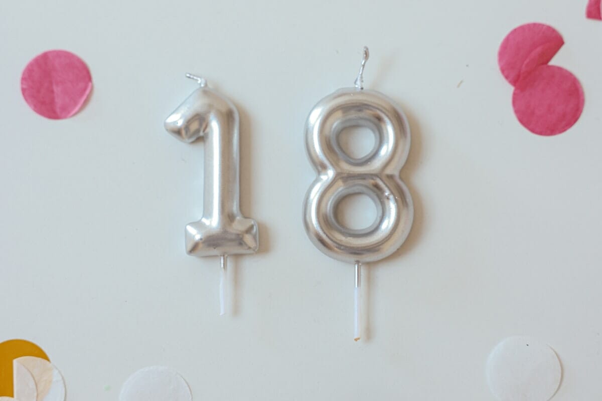 al compimento dei 18 anni
