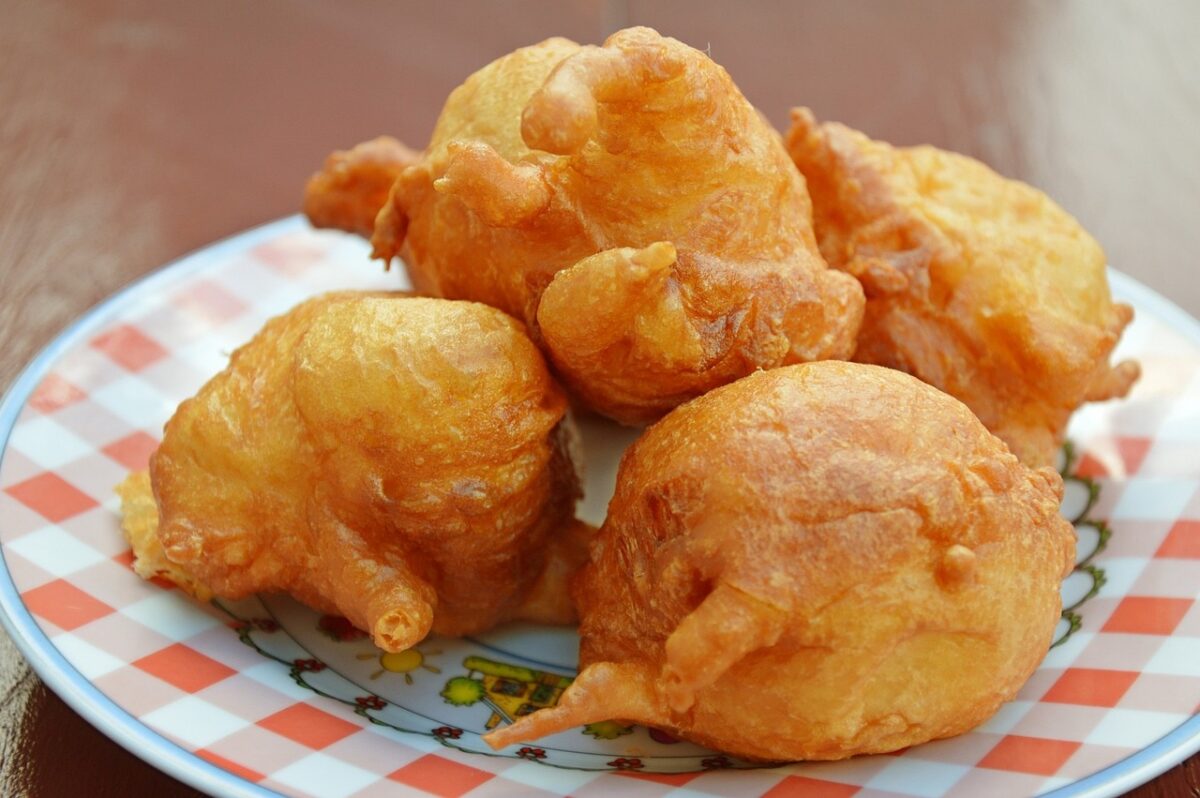 Frittelle salate da gustare