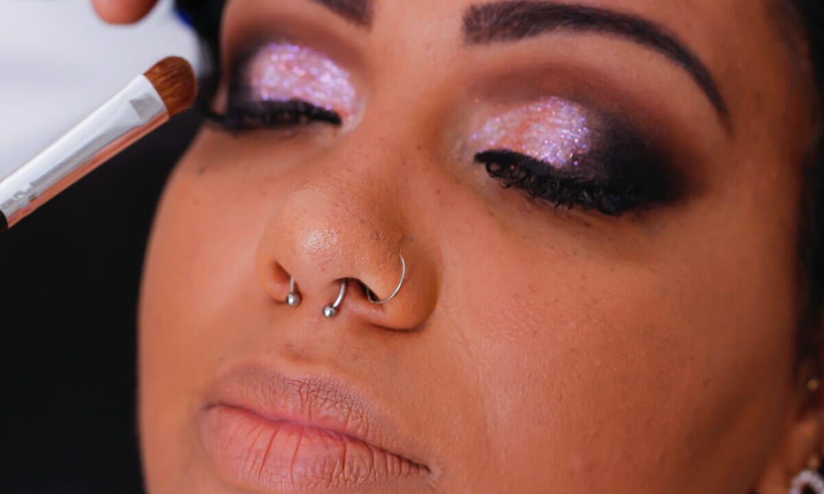 glitter e ombretti scintillanti
