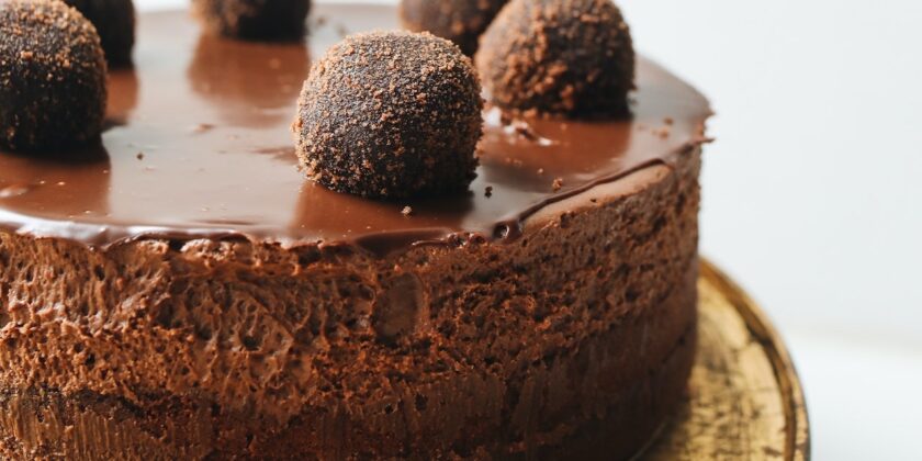 La torta squisita e golosa
