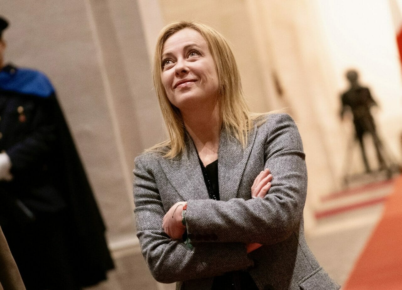 leader di FdI Giorgia Meloni